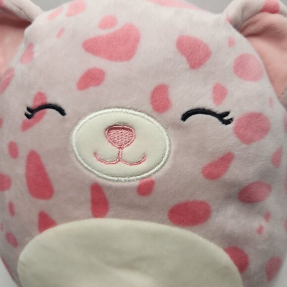 Pink Leopard Squishmallows Plush Toy 8" Soft & Cuddly Stuffed Animal Collectible - Picture 2 of 5